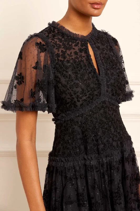 Autumn Lace Ankle Gown