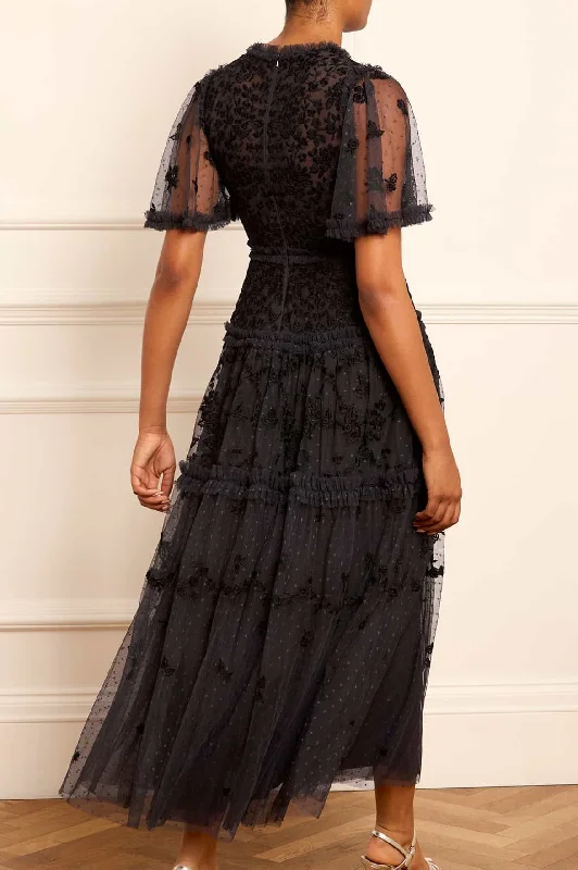 Autumn Lace Ankle Gown