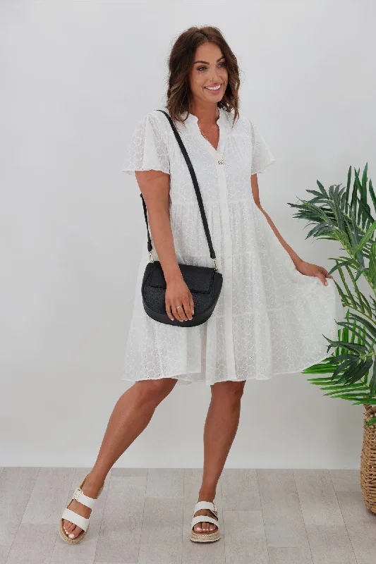 Boho Australia Charmane Dress White