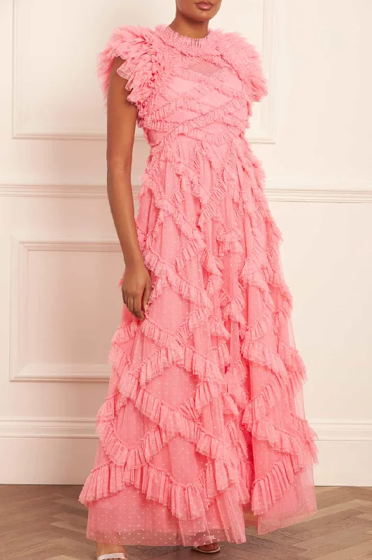 Genevieve Ruffle Gown