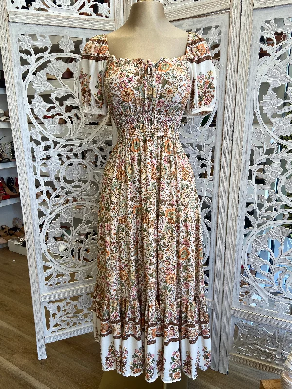 Multi Floral Maxi Dress