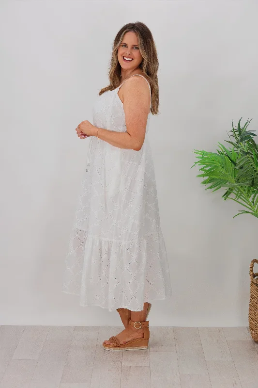 Natural Bay Kiana Dress White