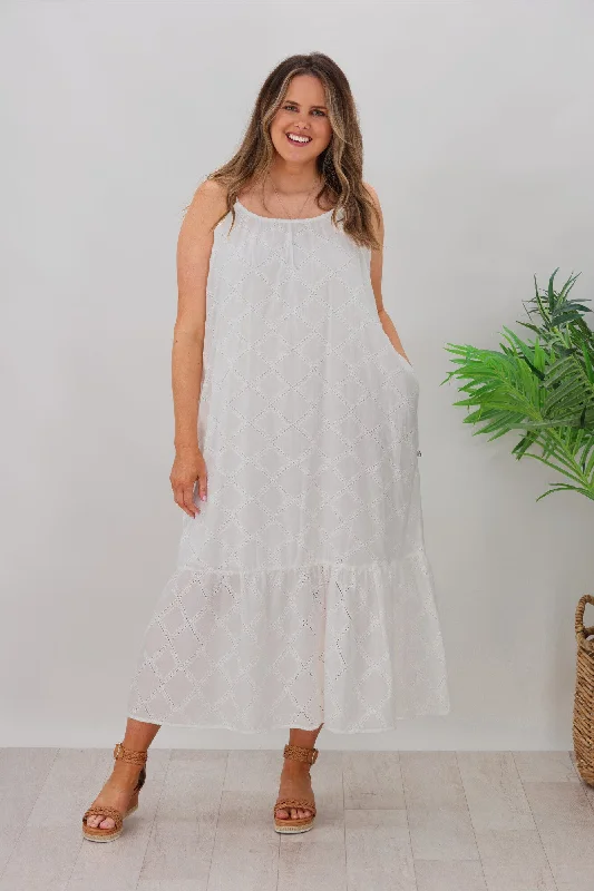 Natural Bay Kiana Dress White