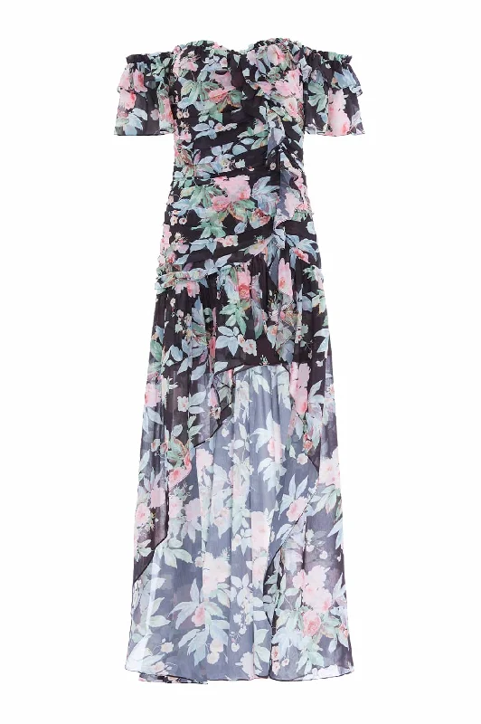 Paradise Garden Susie Chiffon High-Low Dress