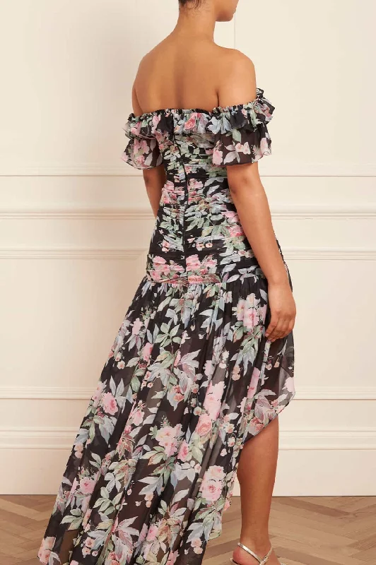 Paradise Garden Susie Chiffon High-Low Dress