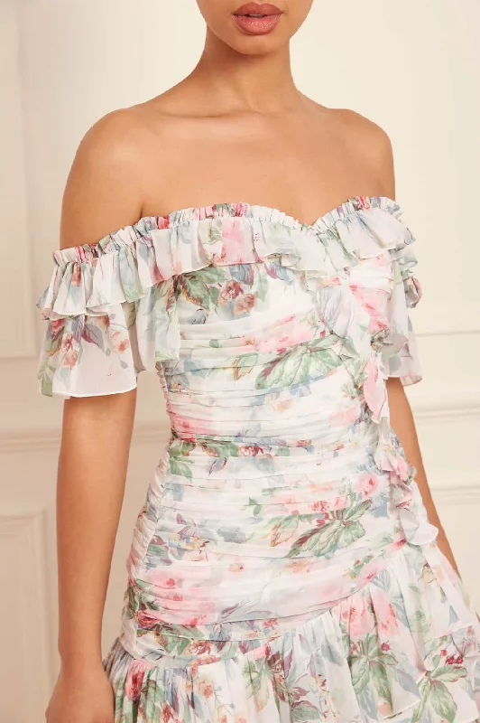 Paradise Garden Susie Chiffon High-Low Dress