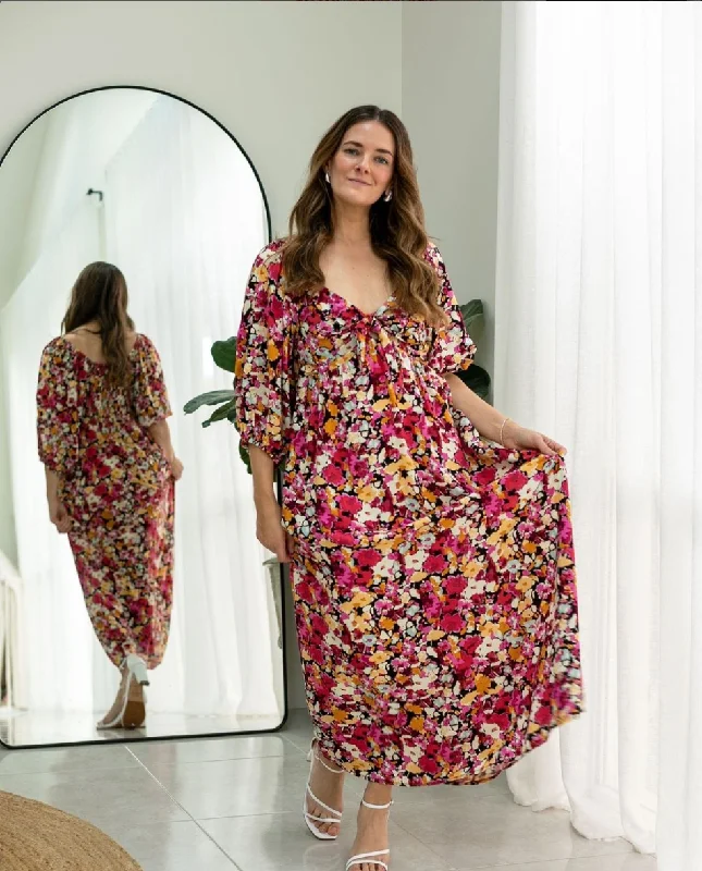 Sass Arabella Maxi Dress Flower Print