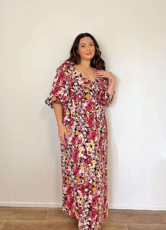 Sass Arabella Maxi Dress Flower Print