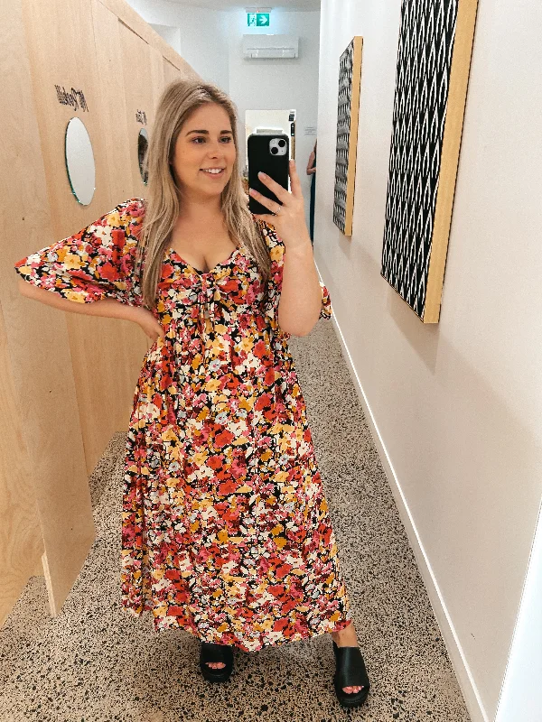 Sass Arabella Maxi Dress Flower Print