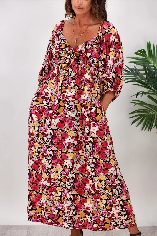 Sass Arabella Maxi Dress Flower Print