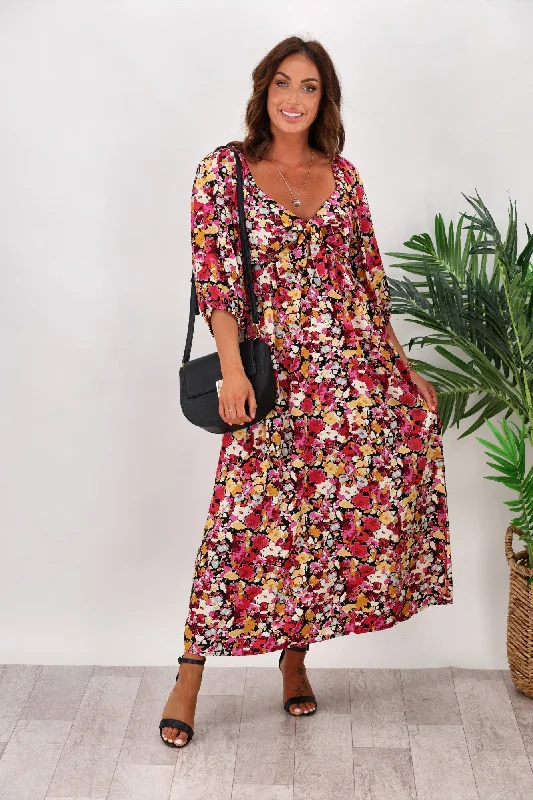 Sass Arabella Maxi Dress Flower Print