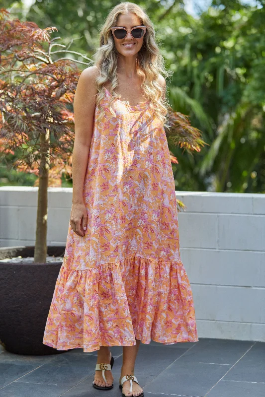 Stella + Gemma Sunset Dress Tulleries Topaz