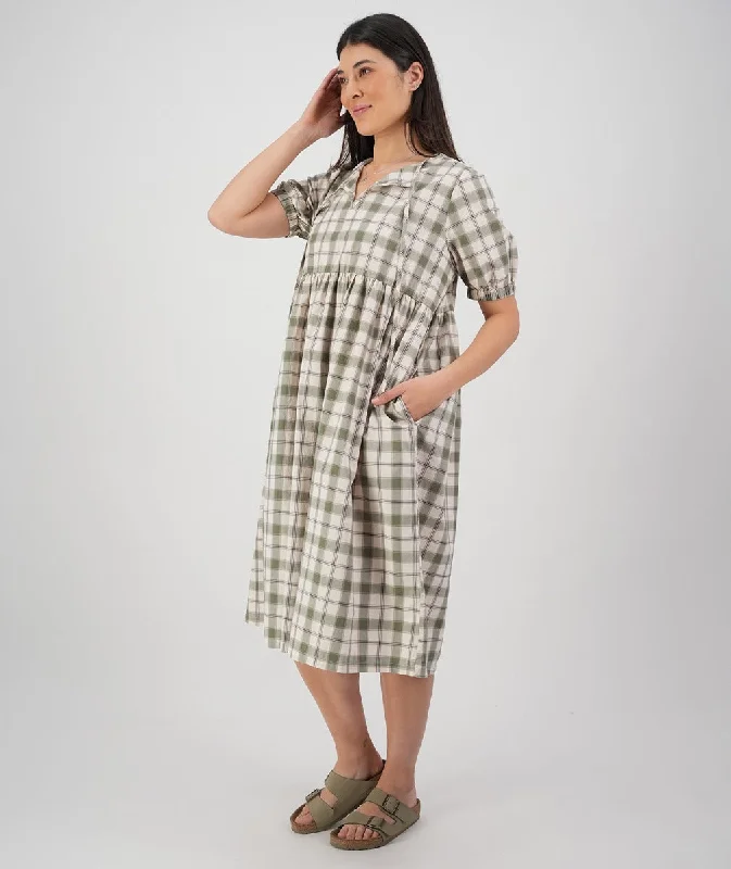 Swanndri Bellewood Dress Ivy Check