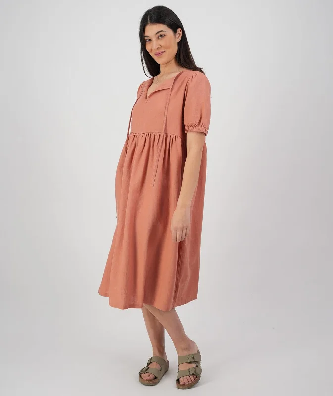 Swanndri Bellewood Dress Salmon