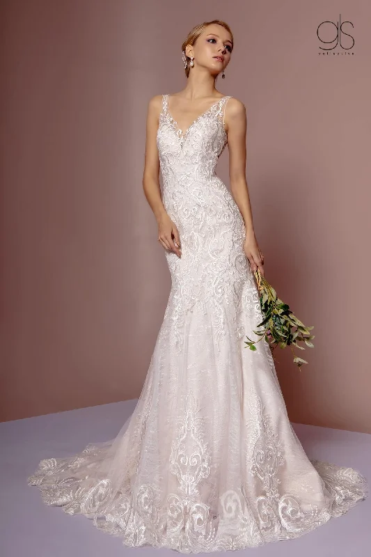 Formal Long Bridal Gown Wedding Dress