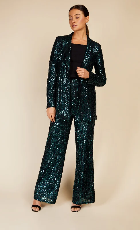 Green Sequin Blazer by Vogue Williams