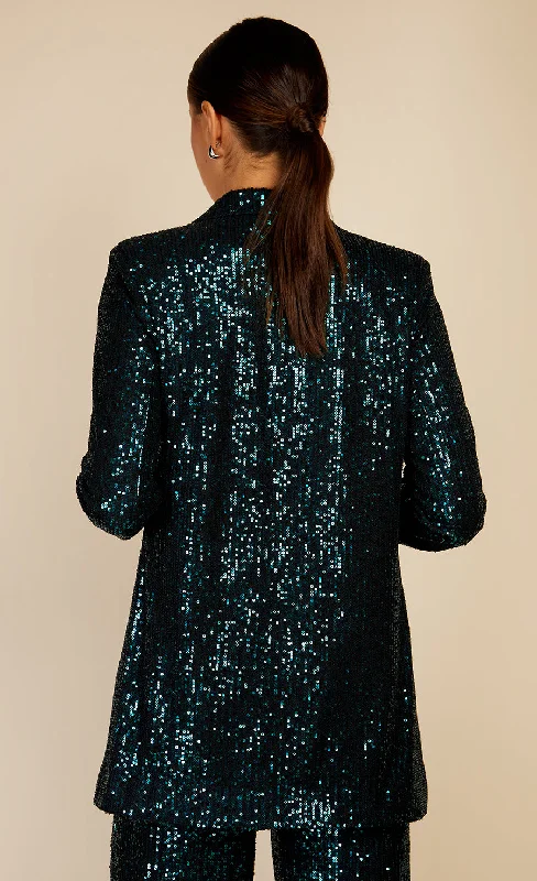 Green Sequin Blazer by Vogue Williams