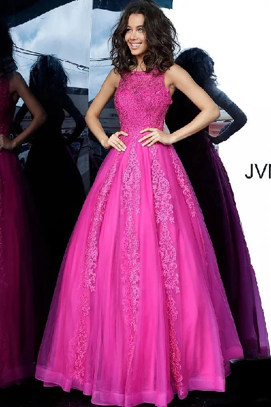 Jovani 59046 Long Sleeveless Prom Ball Gown