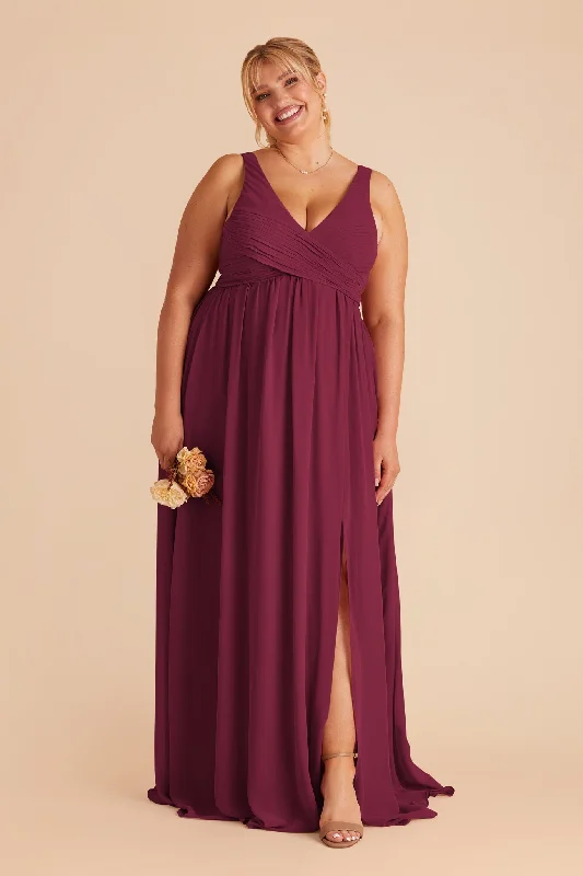 Laurie Empire Dress - Berry