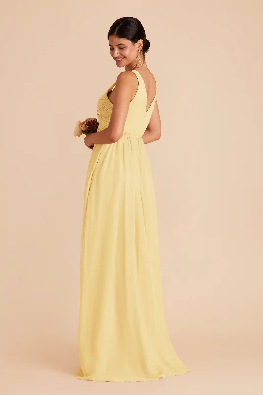 Laurie Empire Dress - Lemon Sorbet