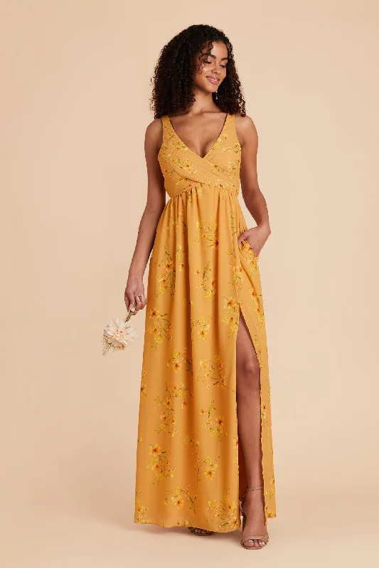 Laurie Empire Dress - Marigold Le Fleur