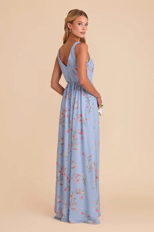 Laurie Empire Dress - Periwinkle Blue Le Fleur