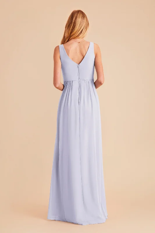 Laurie Empire Dress - Periwinkle Blue