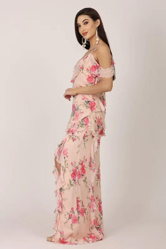 Leighton Maxi Dress in Floral Print