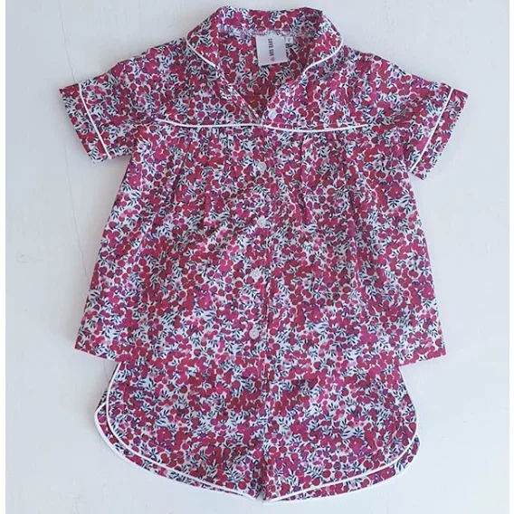 Liberty Summer Pj's Red Berry