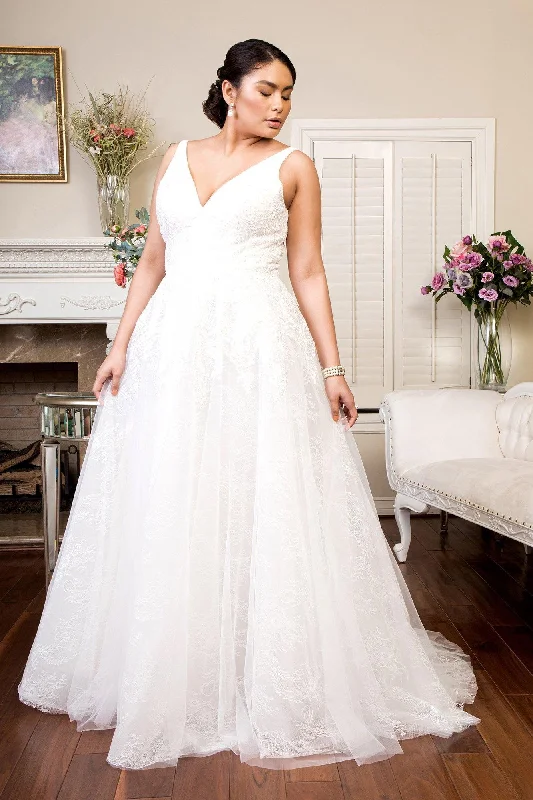 Long Ivory Wedding Gown Sale