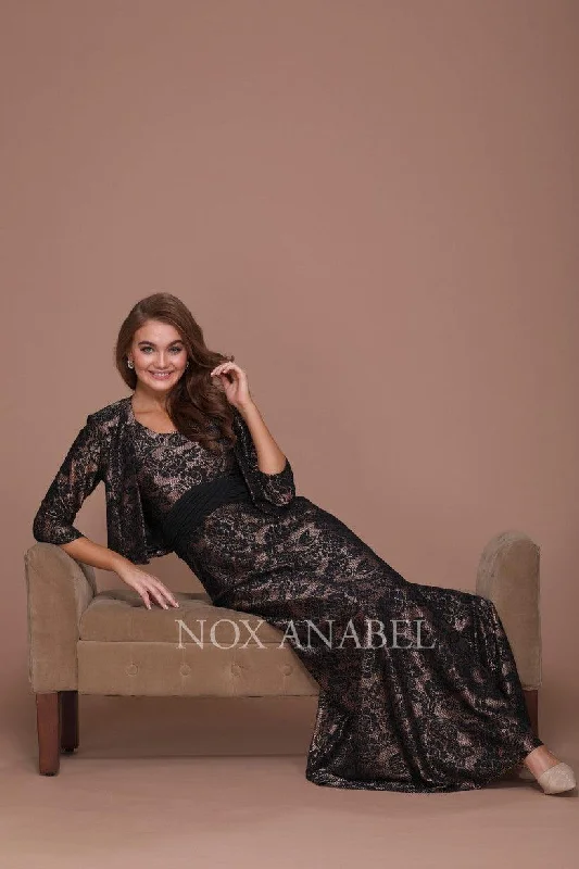 Long Lace Formal Mother of the Bride Dress