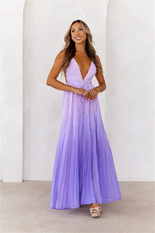 Love Letter To You Maxi Dress Lilac