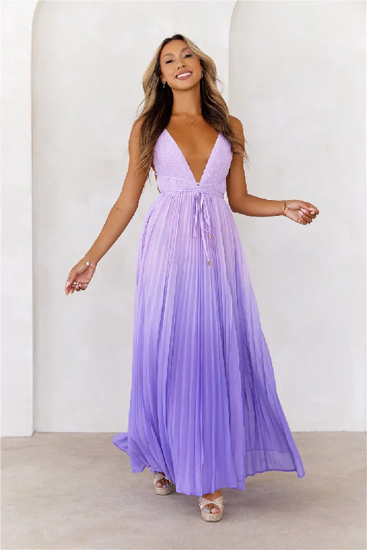 Love Letter To You Maxi Dress Lilac