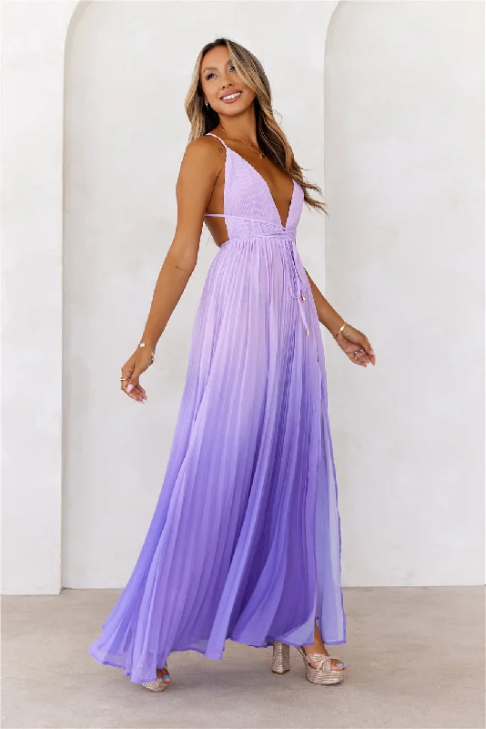 Love Letter To You Maxi Dress Lilac