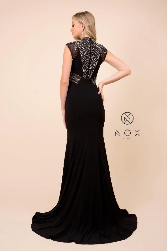 Long Prom Dress Black Formal Evening Gown