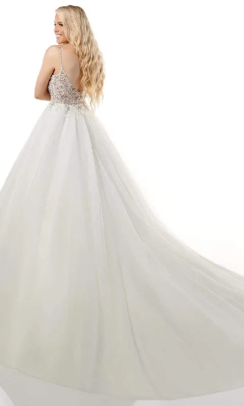 Rachel Allan - M780 Fully Beaded Bodice Tulle Ballgown Wedding Dress