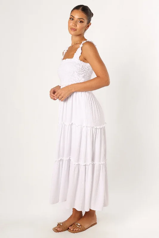 Serafina Maxi Dress - White