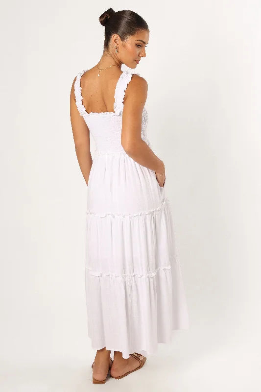 Serafina Maxi Dress - White