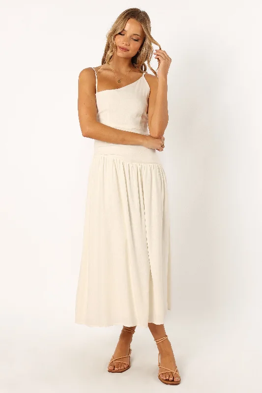 Shiloh Midi Dress - White