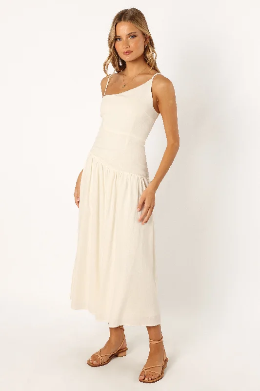 Shiloh Midi Dress - White