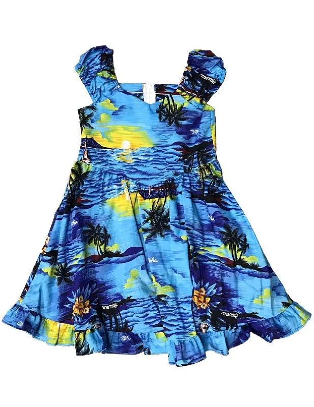 Sunset Luau Girl's Sundress