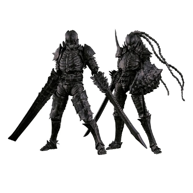 Bayonetta Bayonetta Action Figures​ ABARA Action Figure Black Gaunas Kudou Denji & Nayuta Set