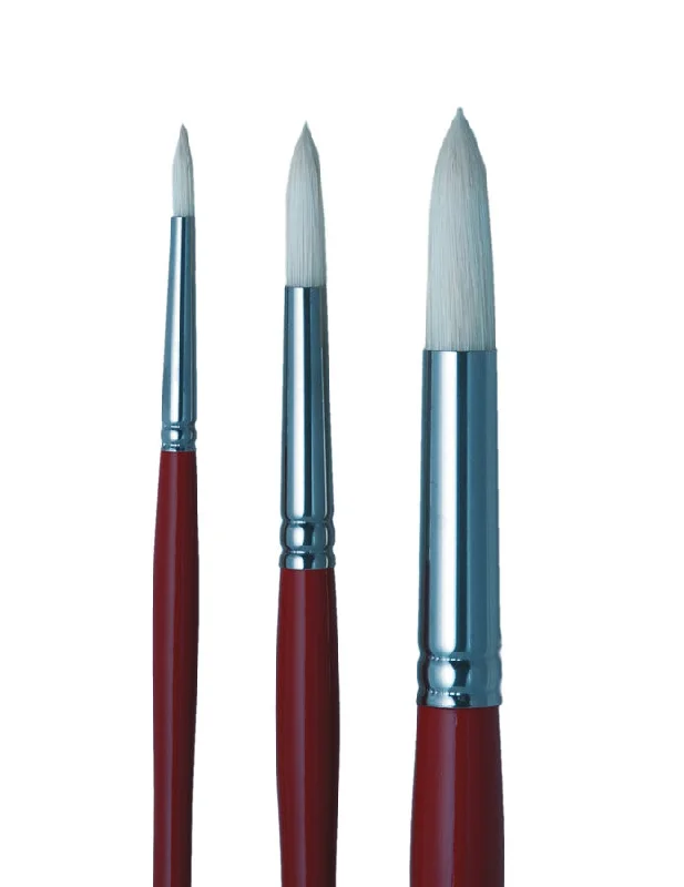 Painting and handicraft supplies for pirate - themed projects​ Art Spectrum 1000 Hog Bristle Round Brushes