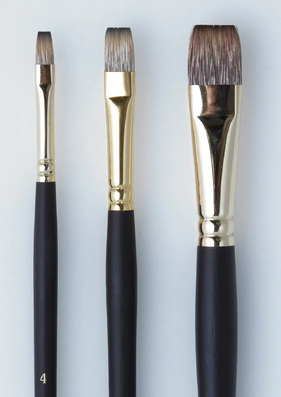 Gouache paint sets for opaque and vibrant paintings​ Art Spectrum Imitation Mongoose Flat Brushes