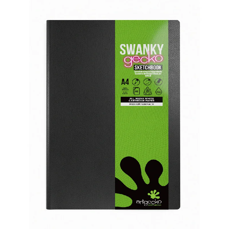 Leather - working art supplies for crafting leather goods​ Artgecko 124 Page 62 Sheet 150gsm White Swanky Sketch Journals