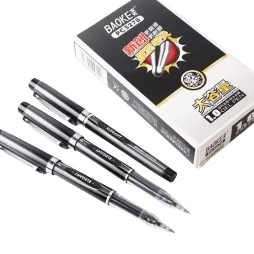 Painting easels for kids that are safe and easy to use​ Baoke Neutral Black Gel Pen(Pack of 6)