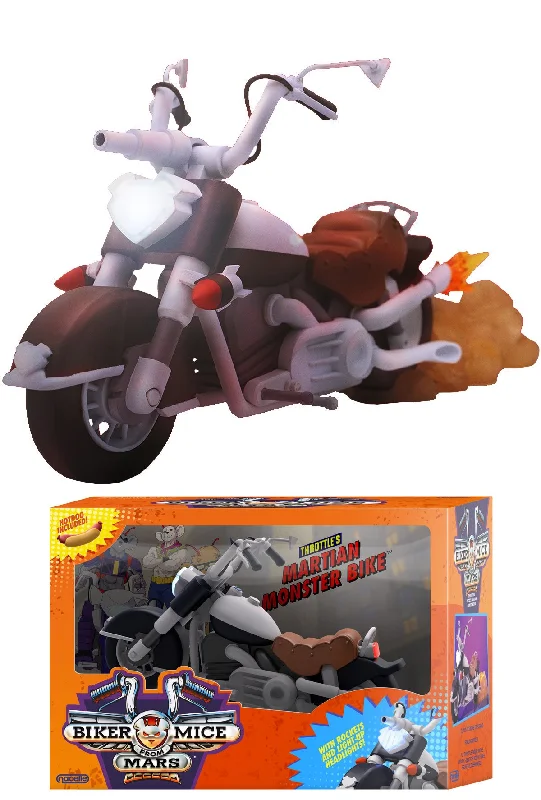 One Piece Straw Hat Pirates Action Figures​ Biker Mice From Mars Throttle's Martian Monster Bike 7" Inch Scale Vehicle - The Nacelle Company