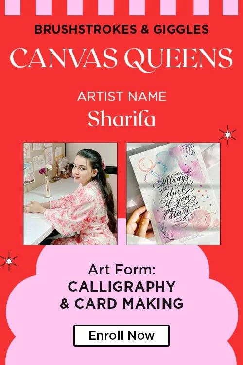 Painting and handicraft supplies for beach - themed projects​ Brushstrokes and Giggles - Canvas Queens, Mumbai(March, 2024)