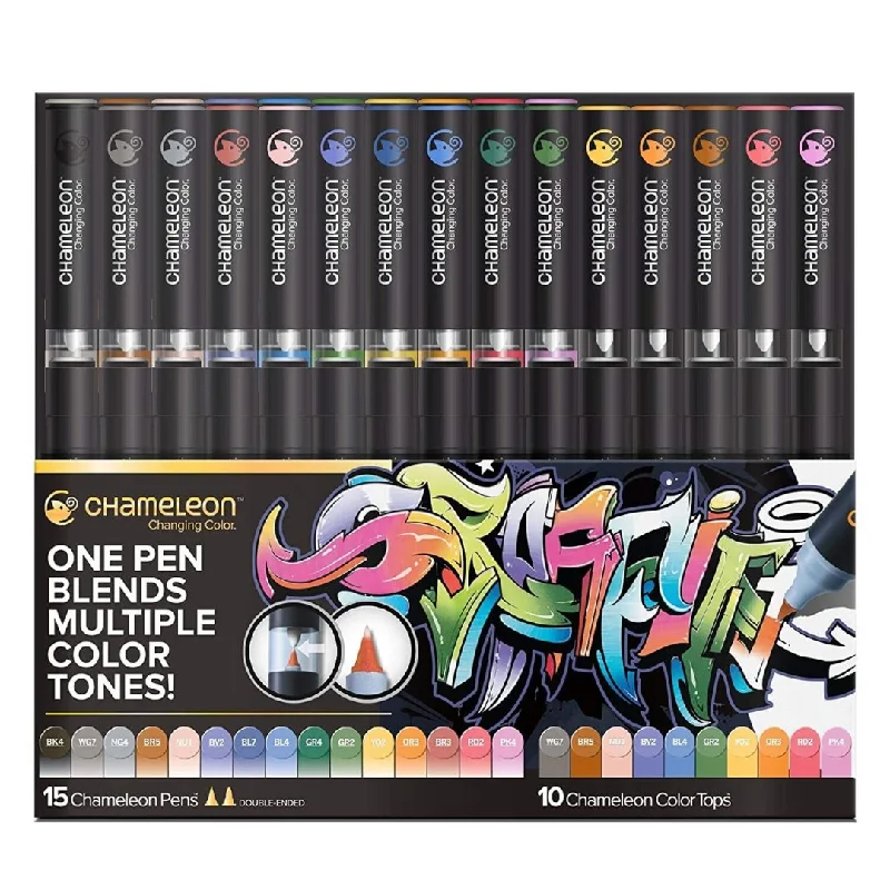 Jewelry - making art supplies like beads and wire​ Chameleon 15 Color Pens+10 Color Tops 25 Pen Deluxe Set