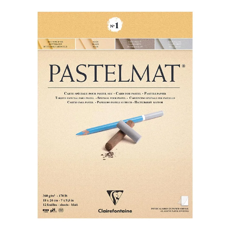 Budget - friendly art supplies for students on a tight budget​ Clairefontaine Pastelmat Pad No. 1 12 Sheets